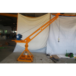 河北工地室外吊运机厂家供应报价-电动升降简易吊沙机