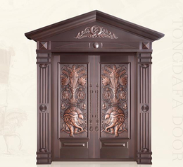 纯铜门的价格-铜仁铜门- 欧雅盾设计制作铜门