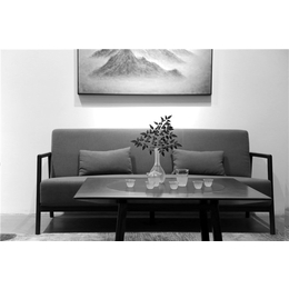 新中式沙发-烟台阅梨当代时尚家具-烟台纯木制新中式沙发