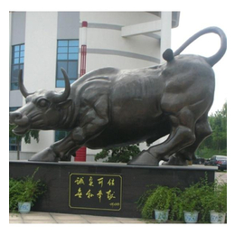 开荒牛铜雕塑公司_上海开荒牛铜雕塑_世隆雕塑