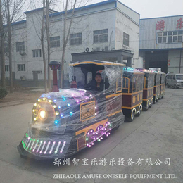 郑州智宝乐供应全新游乐设备ZBL-WGHC04款无轨观光火车缩略图