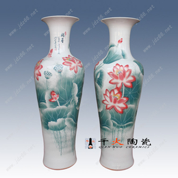 景德镇手绘陶瓷大花瓶批发厂家花瓶图片