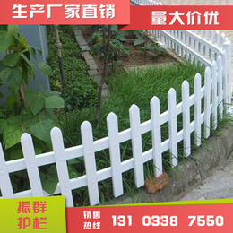 PVC草坪塑钢护栏  厂家销售小区绿化带护栏缩略图