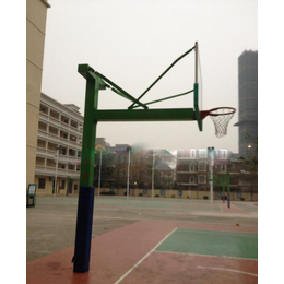 方管固定篮球架****生产、昌吉固定篮球架、冀中体育公司