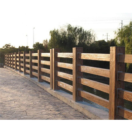 景区仿木护栏|池州仿木护栏|安徽美森仿木护栏