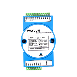 0-5V转Modbus TCP 通讯协议 网络数据采集模块