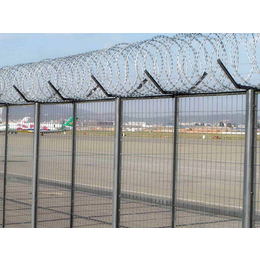 带刺绳的机场围栏,机场围栏,利利网栏网片