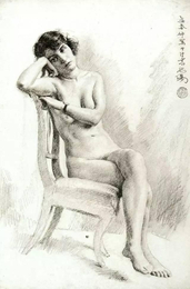 徐悲鸿和他的素描女人画