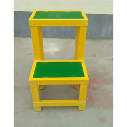 绝缘高低凳 玻璃钢绝缘梯凳 可移动式双层绝缘凳供应商