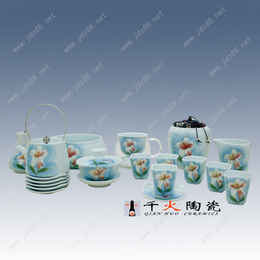 景德镇陶瓷茶具批发厂家 手绘茶具图片