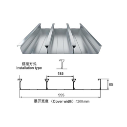 闭口楼承板YXB65-185-555型建筑压型钢板-上海乾浦