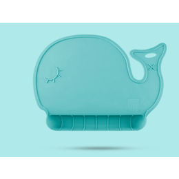 新款儿童餐具宝宝餐垫可折叠硅胶婴幼儿便携餐垫隔热防滑防水碗垫