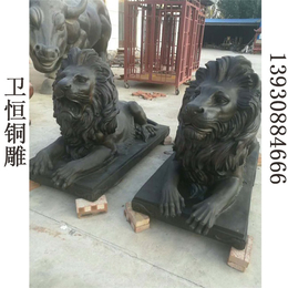 欢迎来厂(多图),大型铜狮子雕塑,铜狮子
