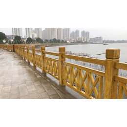 杭州栏杆-安徽国尔仿木栏杆报价(图)-仿大理石栏杆