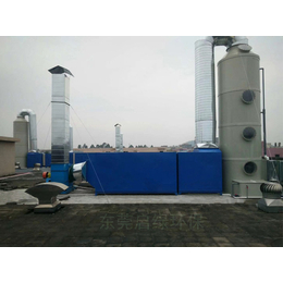      东莞塘厦喷漆废气处理工程废气喷淋塔+活性炭