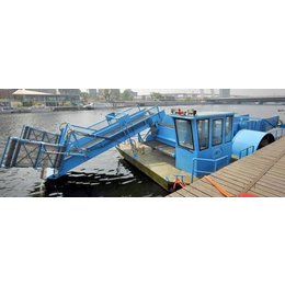 青州亚凯清淤机械公司(图)|水草收割船厂家|三门峡水草收割船