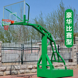 康奇体育篮球架型号 标准室外移动式篮球架凹箱大箱型