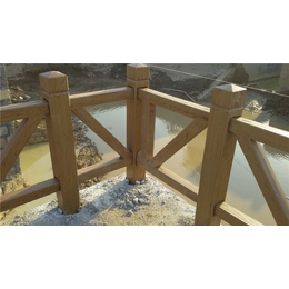 混凝土仿木护栏-信阳仿木护栏-泰安压哲仿木栏杆