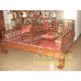 西安红木罗汉床供应 红木仿古罗汉床 中式罗汉床定做厂家