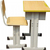 HX舒誉加厚双滑道升降学生课桌椅缩略图3