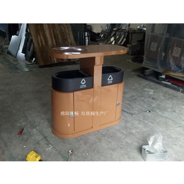 环畅定制款金属分类垃圾箱 环卫垃圾桶 公园新造型果皮桶