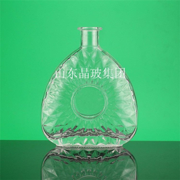 375ml透明玻璃酒瓶、咸阳玻璃酒瓶、山东晶玻