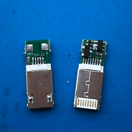 IPHONE+MICRO 二合一公头 带板 五颗料 充电功能