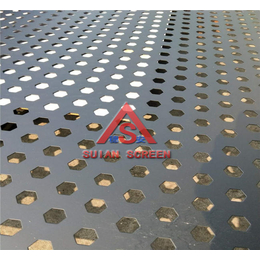 镀锌金属冲孔板高温烤漆-穗安冲孔网生产厂家-海口金属冲孔板