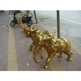 汇丰铜雕(查看)|欧式铜大象摆件大型动物摆件