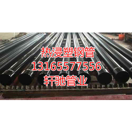 临沂潍坊生产热浸塑钢管****低价 塑料金属复合材liao 