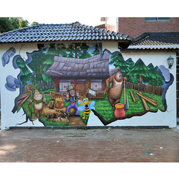 杭州墙绘(图)-校园墙绘-舟山墙绘
