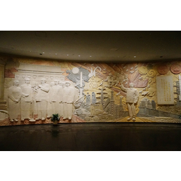 西安展馆浮雕墙设计作品展示