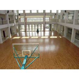 安装体育运动木地板留伸缩缝、睿聪体育、山东体育运动木地板