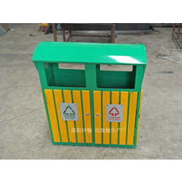 厂家*自贡市森林景区垃圾桶 钢木环保果皮箱垃圾箱
