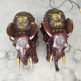 嘉峪关大象铜雕塑-汇丰铜雕(图)-大象铜雕塑厂家