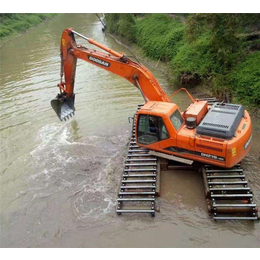 水上挖机改装|船营区水上挖机|文淼水陆挖掘机出租