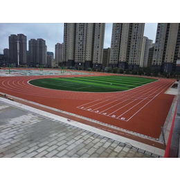 *园新铺设了塑胶场地|南京塑胶场地|冠康体育设施