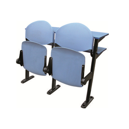 工程塑料自动翻板教学椅