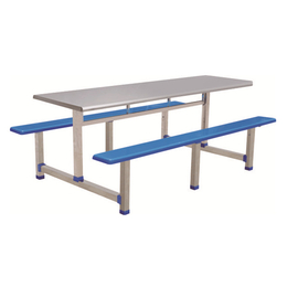HL-A19120八位不锈钢条形固定餐桌