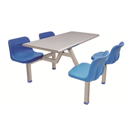HL-A19115四位不锈钢中空吹塑餐桌椅