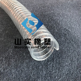 宁津山实PU塑筋平滑管呼吸机气管食品级钢丝软管