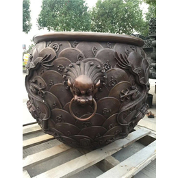 恒天铜雕|武威铜大缸|1.5米铜大缸厂家