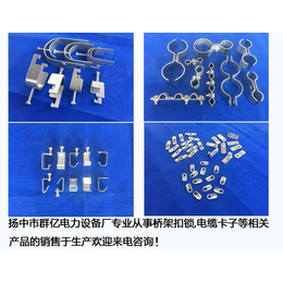 扬中群亿电力(图)-桥架抱箍生产-安阳桥架抱箍