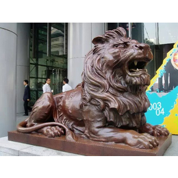 西安动物雕塑_****制作_动物雕塑铜狮子制作