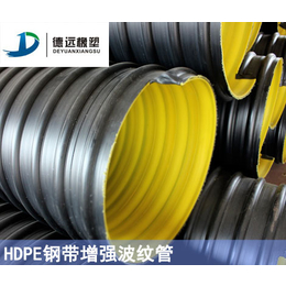 偃师工业排污钢带波纹管HDPE钢带缠绕管道厂家