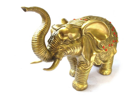 风水铜大象厂家电话-会杰铜雕(在线咨询)-西藏风水铜大象