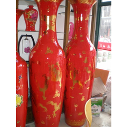 供应西安开业大摆件花瓶西安落地景泰蓝花瓶摆件三米陶瓷花瓶