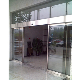 哈密地区办公楼感应门|办公楼感应门图片样式|泉盛门业