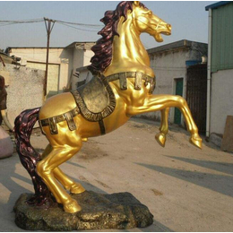 动物雕塑彩绘马|动物雕塑|鑫森林雕塑
