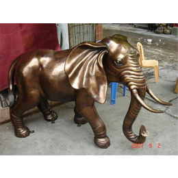 博轩雕塑,江苏园林铜大象雕塑,园林铜大象雕塑铸造厂